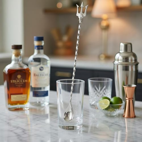 Bar Spoon 12'' Stainless Steel Cocktail Spoon