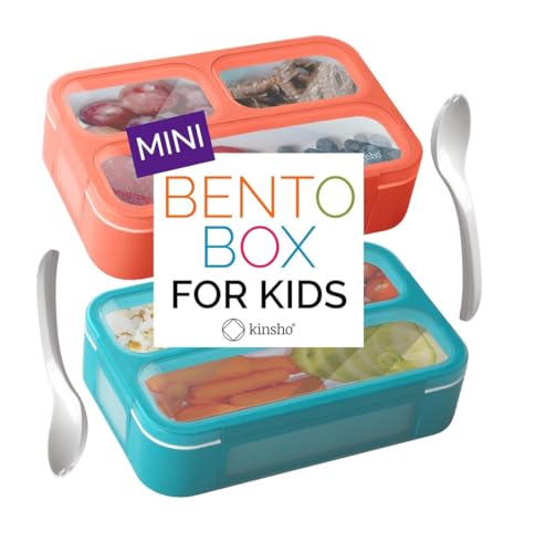 Small Snack Box Container for Kids Toddlers (2 Count)
