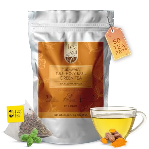 Turmeric Tulsi Tea Bags (50 Count)