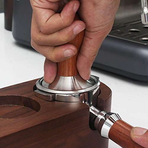 Coffee Tamper Espresso Hand Tamper 304 Stainless Steel Espresso Coffee Tamper with Mat