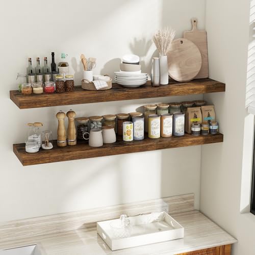 55 Inch Fireplace Mantel Shelf (2 Count)