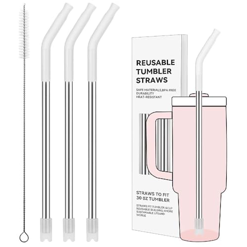 Straight Metal Straws for Stanley 30oz
