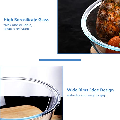 8 Piece Glass Bowls with Lids (8 Count)