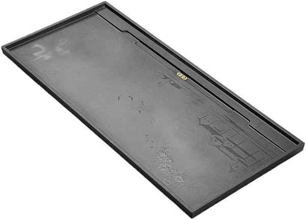 Tea Set Porcelain Stone Tea Tray Home Simple Large Tea Tray, Modern Drain Dry Tea Table Tea Sea Kung Fu Tea Set Tea Tray Chinese Tea Set