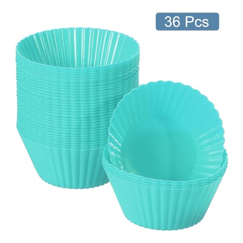 36Pcs Silicone Cupcake Liners (36 Count)