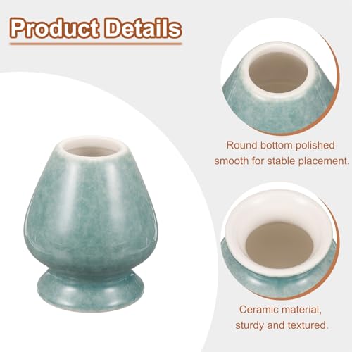 Ceramic Chasen Stand 70mm Matcha Whisk Holder Teas Set Whisks Stand Traditional Matcha Tea Chasen Holder Tea Set Accessories for Tea Tasting