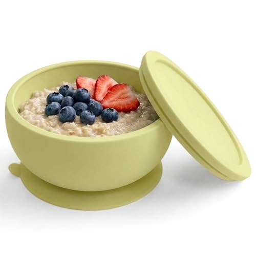 Octopod Silicone Suction Baby Bowl & Lid