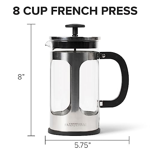 French Press Coffee Maker (8 Count)