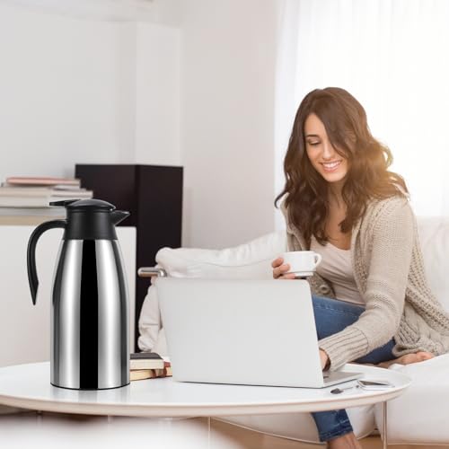 ThermoCafe 70 Oz Double Walled Vacuum Insulated Stainless Steel Carafe