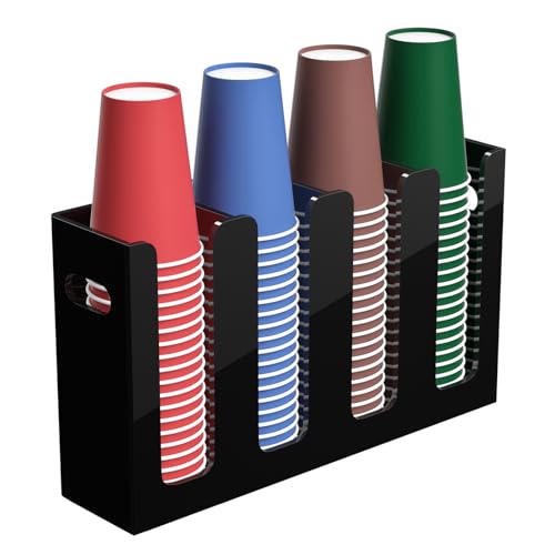 Disposable Coffee Cup Dispenser with Handles