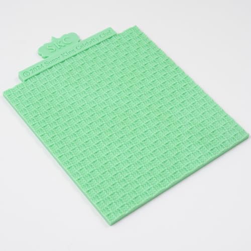 Sweater Texture Fondant Impression Mats Knit Fondant Embosser Texture Mats for Clay Cake Decorating Molds 1Pcs