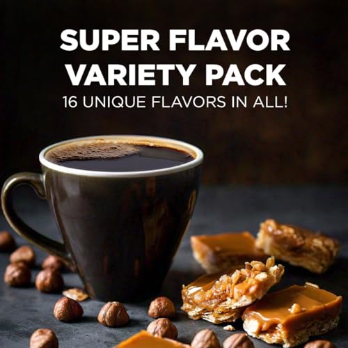 Super Flavored Coffee Pods Variety Pack (80 Count)