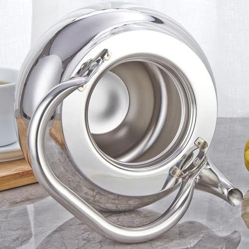Stainless Steel Teapot With Removeable Infuser 71 oz