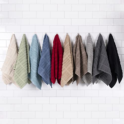 Solid & Coordinate Kitchen Towels (4 Count)