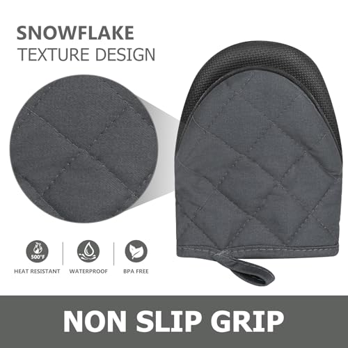 1 Pair Short Oven Mitts