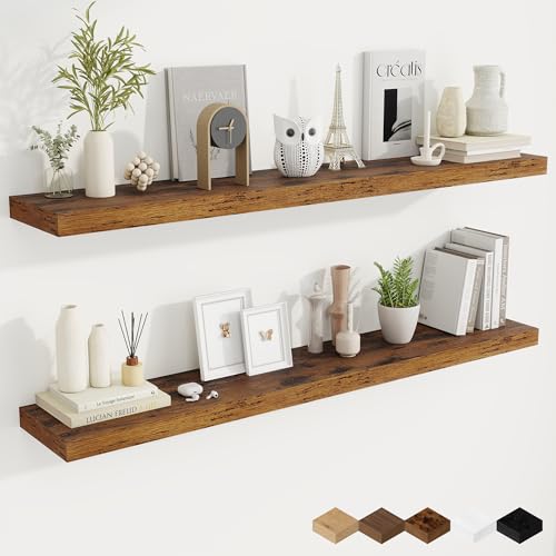 55 Inch Fireplace Mantel Shelf (2 Count)