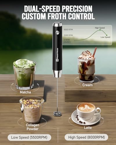 LunaFro Lite Rechargeable Milk Frother