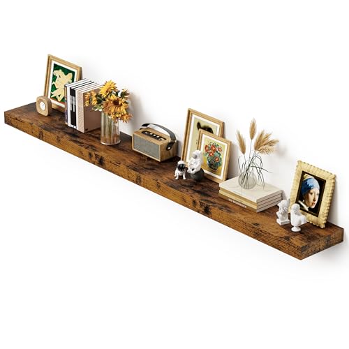 Deep Floating Shelves 72x12” Set of 1