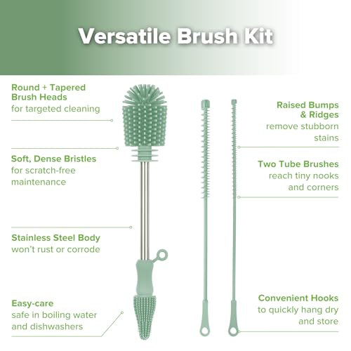 Silicone Cleaning Brush Kit (25.99 Count)