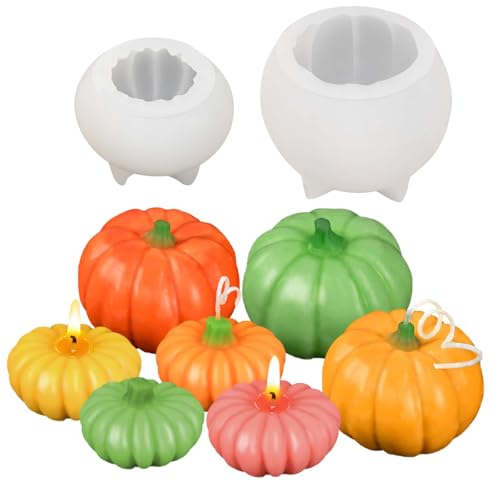 Pumpkin Candle Molds Set of 2 (2 Count)
