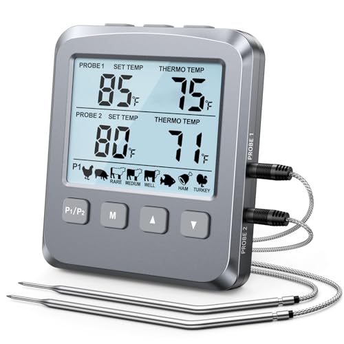 Dual Probe Meat Thermometer Digital for Cooking