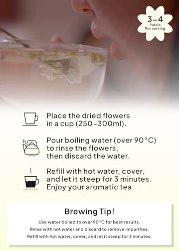 Korean Food KKOKDAM Magnolia Flower Tea