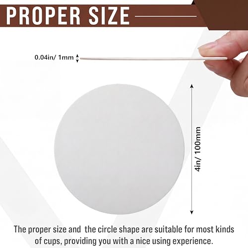 400 Pcs Round Cardboard Coasters Bulk