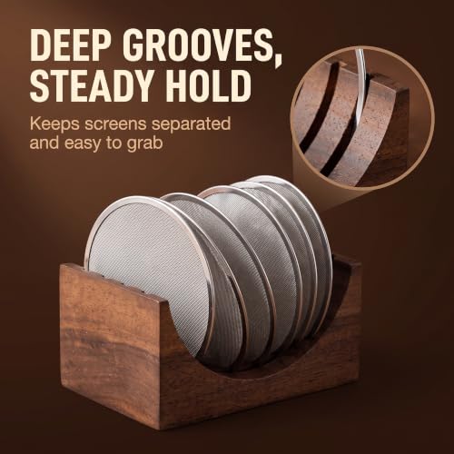 Espresso Puck Screen Walnut