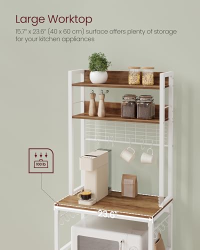 Bakers Rack with Power Outlet