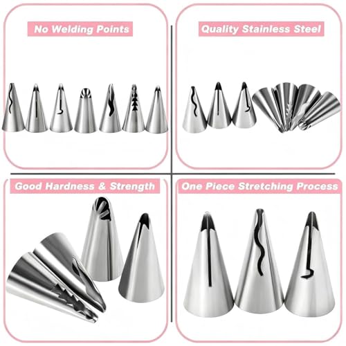10Pcs Pleated Skirt Ruffle Piping Tips