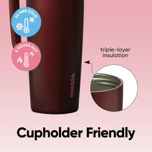 SmoothSip Slider Stainless Steel Insulated Travel Mug with Handle