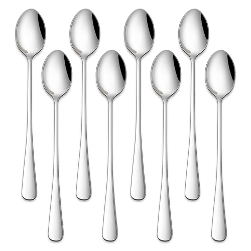7.5 Inches Stainless Steel Iced Tea Spoons (8 Count)