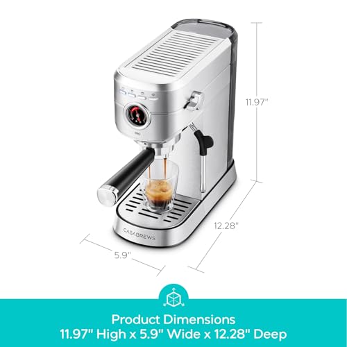 5418 PRO Espresso Machine with Fast Heating System and Steam Wand