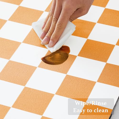 Checkered Dish Drying Mat for Kitchen Counter