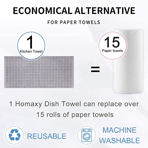 100% Cotton Terry Kitchen Towels (4 Count)