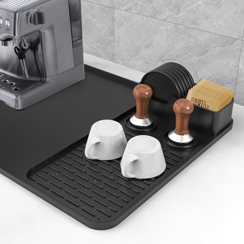 Silicone Coffee Mat with 6 Coasters (7 Count)