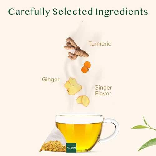 Turmeric Ginger Herbal Tea Bags