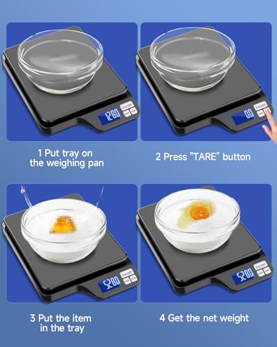Large 5kg 11lb Kitchen Scale with 0.1g