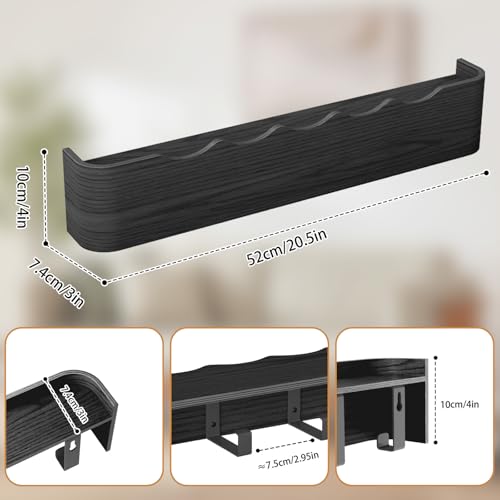 Wall Mounted Coat Rack with Shelf
