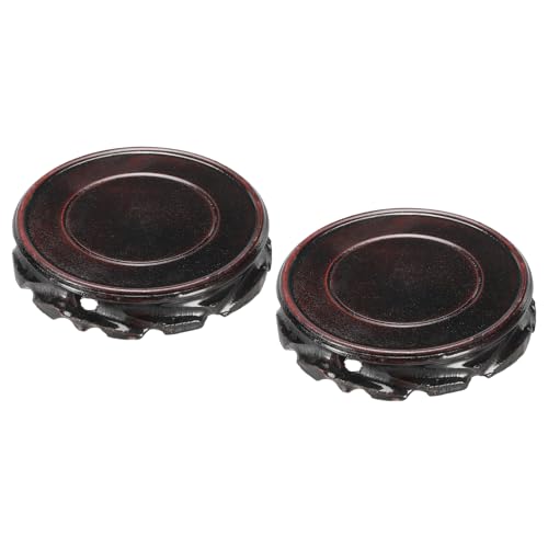 Wooden Display Stand Base 110mm (2 Count)