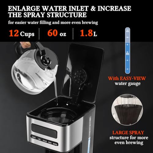 Programmable Coffee Maker 12 Cup