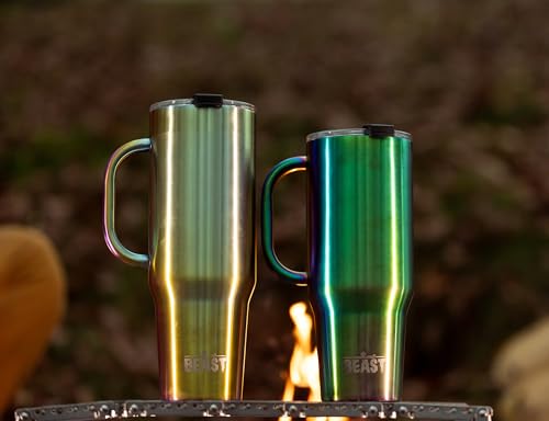 Beast 42 oz Tumbler with Handle Stainless Steel Vacuum Insulated Coffee Ice Cup Double Wall Travel Flask