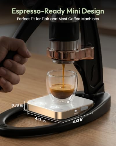 S2 Espresso Coffee Scale with Timer 0.1g Precision Shot Scale