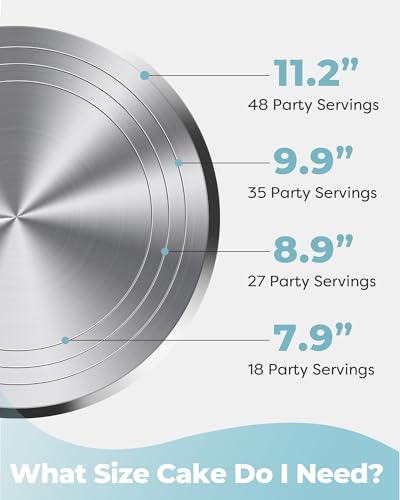 Aluminum Cake Stand Turntable for Party