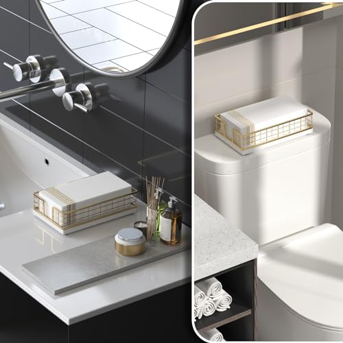 Guest Towel Holder Tray for Bathroom
