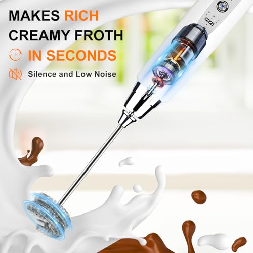 Handheld Milk Frother Wand for Coffee
