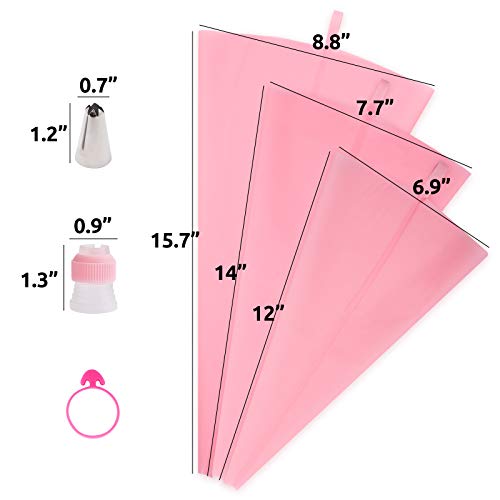 38PCS Silicone Pastry Bags Set