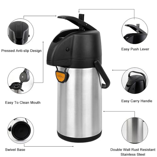 Airpot Coffee Dispenser Thermal with Pump