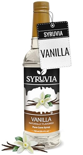 Coffee Syrup Vanilla Flavored Syrup for Drinks (25.4 Fl Oz)