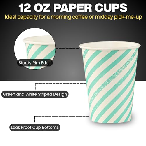 Disposable Coffee Cups (100 Count)